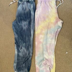 Tie Dye set of sweat pants